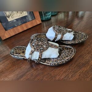 Circus by Sam Edelman Leopard Print Sandals Size 9 1/2